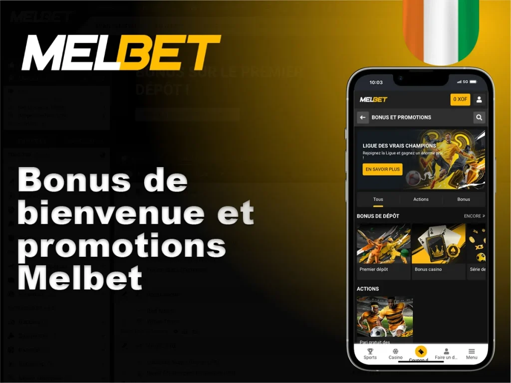 Bonus de bienvenue et promotions Melbet