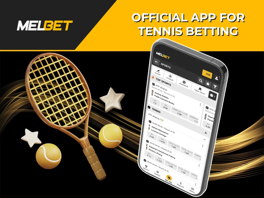 tennis en ligne sur Melbet